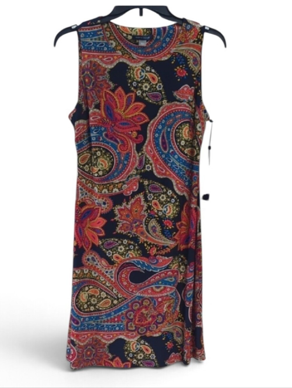 Tommy Hilfiger Paisley Bold Color Sleeveless Dress. Size 4